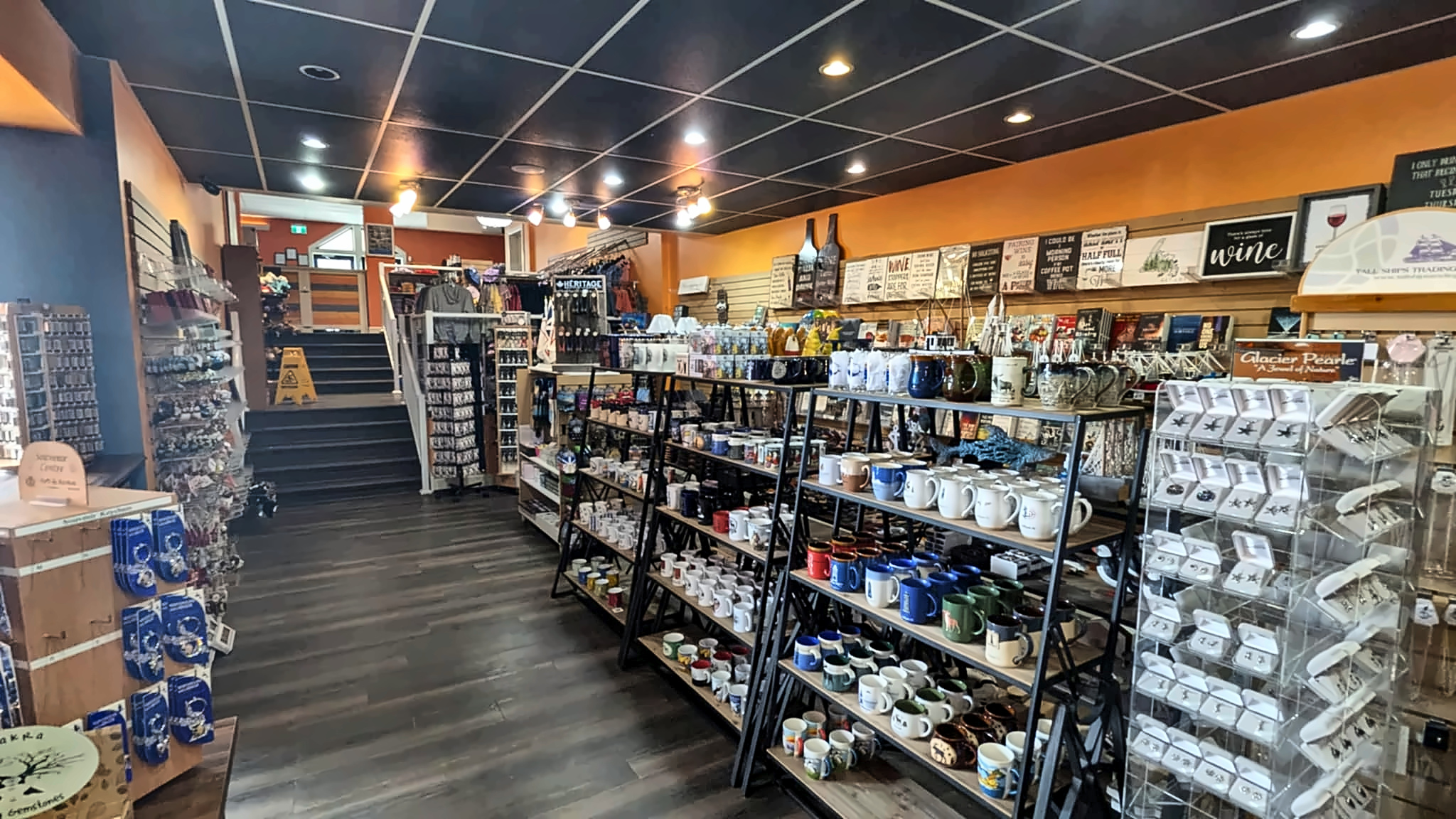 Inside the Downhome Shoppe at Great Auk Winery